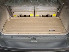Коврик в багажник Toyota Sequoia 2007-19 какао за 3 рядом, 7 мест, Weathertech, 43345