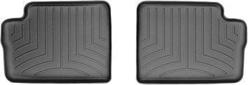 Килимки у салон Toyota Corolla 2006-2013, задні, роздільні, чорні, Weathertech 441092