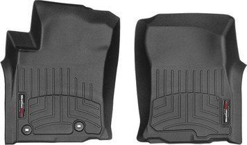Килимки у салон Toyota Land Cruiser Prado 150/Lexus GX460 2019-, з бортом, передні, чорні, Weathertech 4415461