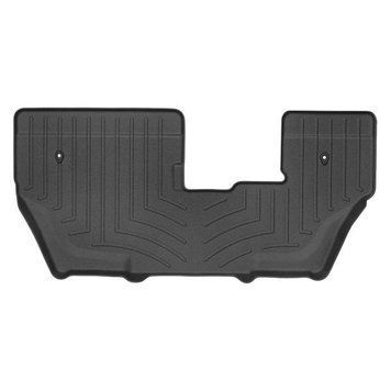 Килимки у салон BMW X7 2019-, 3 ряд, з бортом, задні, чорні, Weathertech 4415074