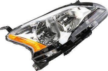 Фара передняя Nissan Sentra 2012-2016, правая, механическая регулировка, без ламп (H11.H9.7442na.LED), галоген, Depo, 3151189RAS