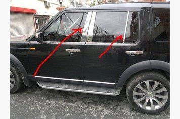 Накладки хромовані для дверних стійок (6шт) Land Rover Discovery 3/4 2004-, Carmos 64554433