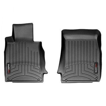 Килимки у салон BMW 5-Series 1996-2003, з бортом, передні, чорні, Weathertech 444281