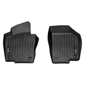 Килимки у салон Volkswagen Passat B7/B8, USA 2010-, USA, з бортом, передні, чорні, Weathertech 443841