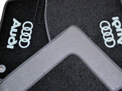 Ворсові килимки Audi 100/ А6 (1991-1997) /чорні, кт 5шт BLCCR1004 AVTM