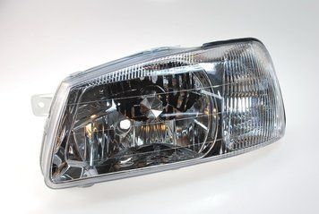 Фара передняя Hyundai Accent 2 2000-2002, левая H4, электрическая регулировка, Depo, 221-1116L-LD-EM