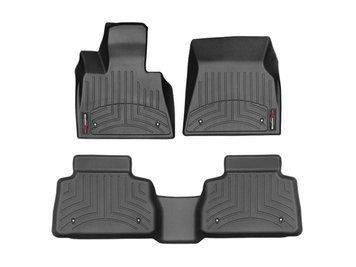 Килимки у салон BMW X6 2020-, з бортом, задні, какао, Weathertech 4716002