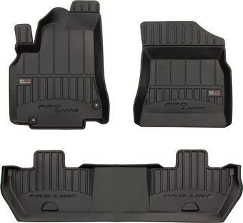 Коврики в салон Citroen Berlingo/Peugeot Partner 2008-2018, 1-2 ряд, Proline 3D, Frogum, FG 3D407251