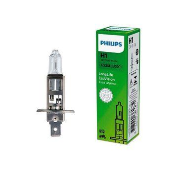 Автолампа H1 LongLife EcoVision 12V 55W P14,5s (1шт)