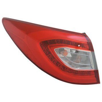 Ліхтар задній Hyundai Tucson LM 2010-2015, лівий, без ламп (1156NA/LED), зовнішній, Depo, 321-1963L-AC