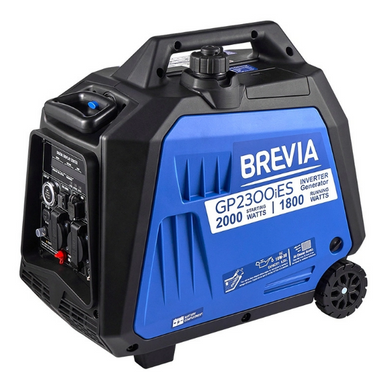 Генератор інверторний бензиновий BREVIA 2,0 кВт з електростартером (230V, місткість палив. баку 7л) BREVIA GP2300iES