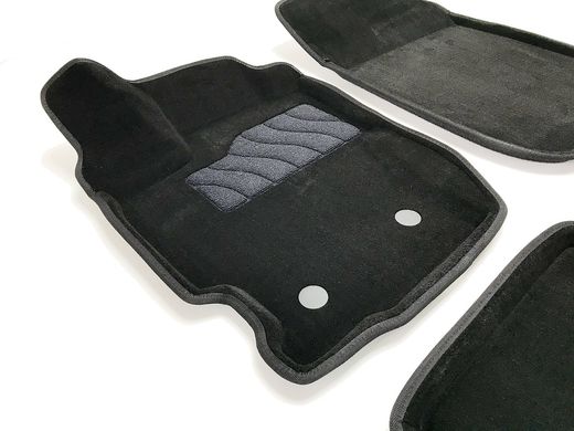 3D килимки в салон Renault Duster 2015-2017 ворсові чорні 5шт 89353 Seintex