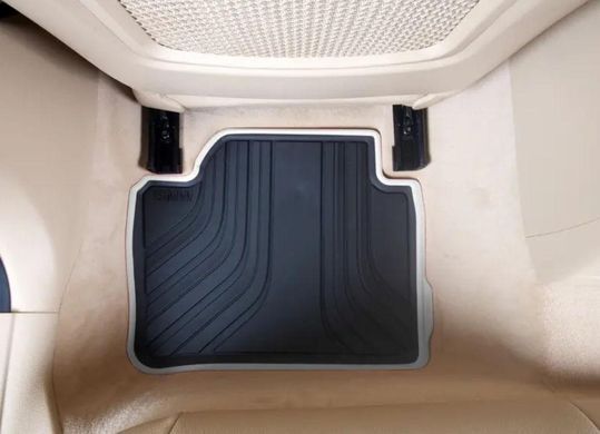 Оригинальные коврики в салон BMW 3-Series F30/4 F36 2012-, Modern Line, задние, 2шт, 51472220142