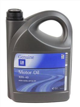 Моторна олива General Motors Semi Synthetic 10W40, 5л General Motors 1942046