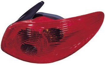 Ліхтар задній Peugeot 206 HB 2003-, лівий, Depo, 550-1931L-UE