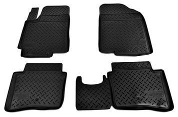 Коврики в салон Hyundai Accent/Solaris 2010-, полиуретан, Norplast, NPL-Po-31-35