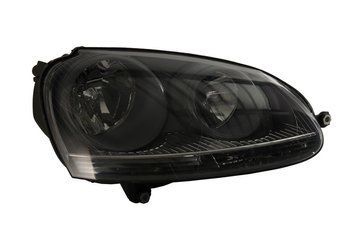 Фара передняя Volkswagen Golf 5 2003-2004, правая H7/H7, электрическая регулировка, серая рамка, Depo, 441-1171R-LDEM6