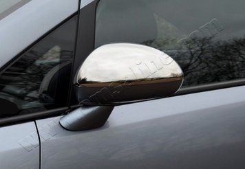 Накладки хромовані на дзеркала (2шт) Opel Corsa D 5D/3D 2006-, OmsaLine 5213111