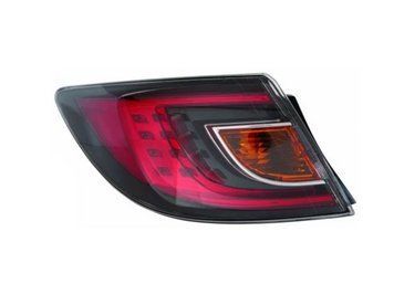 Ліхтар задній Mazda 6 (GH) 2010-2013, лівий, зовнішній, прозорий, Depo, 216-1989L-UE