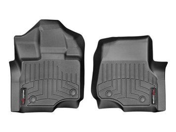 Килимки у салон Ford F150 2015-2020, передні, чорні, Weathertech 446971V