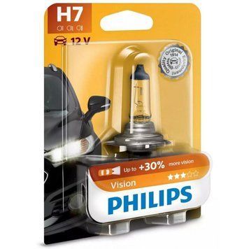 Автолампа H7 Vision+30% 12V 55W PX26d (блистер 1шт)
