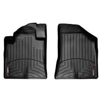 Коврики в салон Hyundai Santa Fe 2006-2010, USA, с бортом, передние, черные, Weathertech 440961