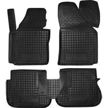 Коврики в салон Volkswagen Caddy 3 2004-, 3 двери, черные, 4шт, Avto-Gumm, 11341 Avto-Gumm