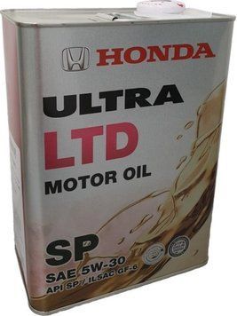 Моторное масло Honda Ultra LTD 5W-30 4 л Honda 0822899974