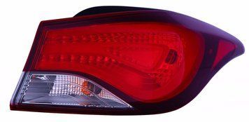 Фонарь задний Hyundai Elantra 2014-2016, левый, наружный, Depo, 321-1960L-UE