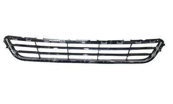 Решетка бампера Ford Fusion 2013-2015/Mondeo 2014-2018, средняя, без молдинга, глянец, AVTM, 1870147, 2820 910