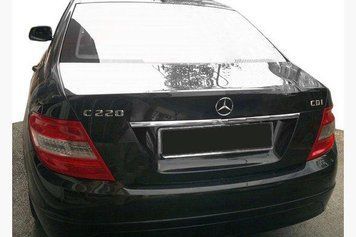 Накладка хромированная над номером Mercedes-Benz C-Class W204 2007-2015, Carmos, 64450292