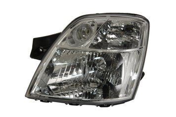 Фара передняя Kia Picanto 2004-2006, левая H4, электрическая регулировка, Depo, 223-1115L-LD-EM