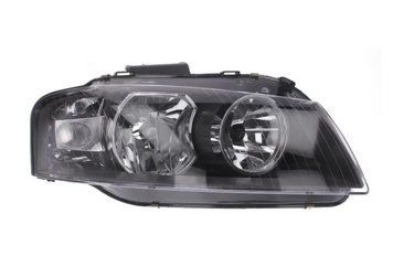 Фара передняя Audi A3 2003-2010, правая, электрическая регулировка, с корректором, без ламп (H7*2/PY21W/W5W), Depo, 4411164RLDEM