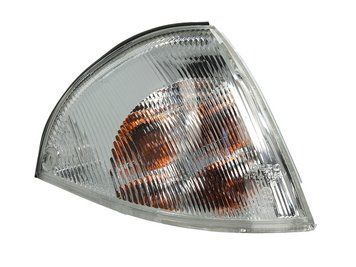 Указатель поворота Suzuki Swift 1996-2004, правый, белый + лампа, Depo, 218-1516R-AE-C