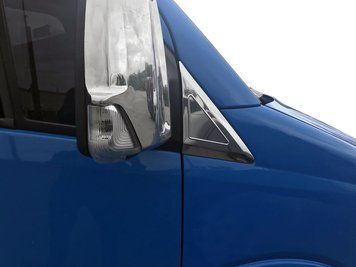 Накладки хромовані на трикутник (2шт) Mercedes-Benz Sprinter W906/Volkswagen Crafter 2006-, Carmos 6450103