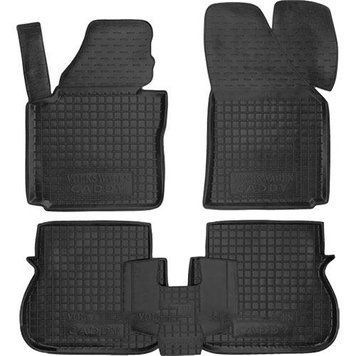 Коврики в салон Volkswagen Caddy 3 2013-, 4 двери, черные, 4шт, Avto-Gumm, 11444 Avto-Gumm