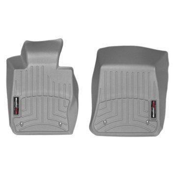Коврики в салон BMW X1 2010- xDrive, с бортом, передние, серые, Weathertech 463651