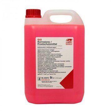 Антифриз-концентрат Febi G12, червоний, 5л FEBI 22272