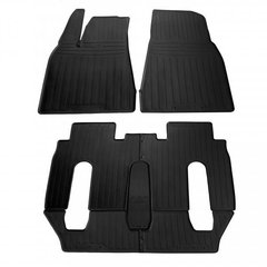 Резиновые коврики TESLA Model X (6 SEATs) 15- (special design 2017) (7 шт) 1050027 Stingray