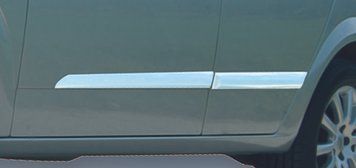 Накладки хромовані на молдинги дверей (4шт, нерж) Opel Astra H Hb 2004-2014, Carmos 6456722