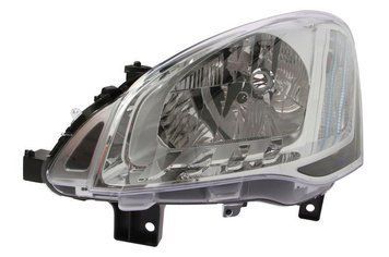 Фара передня Citroen Berlingo/Peugeot Partner 2012-, права, електричне регулювання, з моторчиком, H4/PY21W/W5W, Depo, 552-1141RMLD-EM