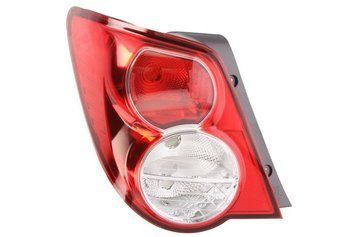 Фонарь задний Chevrolet Aveo (T300) SD 2012-, левый, Depo, 235-1913L-LD-UE