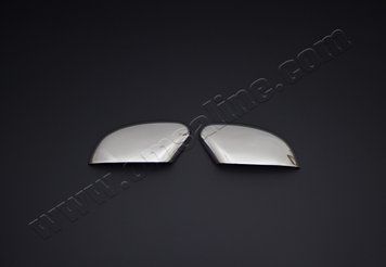 Накладки хромовані на дзеркала (2шт, нерж) Ford Focus FL 2008-2017, OmsaLine 2607111