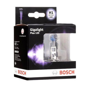Автолампа H1 Gigalight Plus+120% 12V 55W P14,5s (кт 2шт)