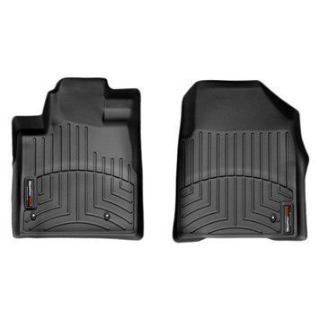 Коврики в салон Honda Pilot 2008-2016, с бортом, передние, черные, Weathertech 441741