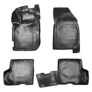 Килимки у салон Renault Duster HJD 2018- 3D, з ящиком під сидінням, поліуретан, Norplast, NPA11-C69-110
