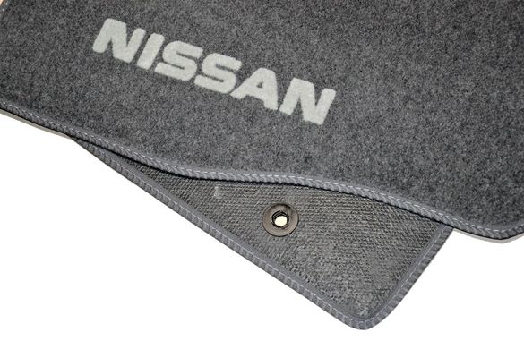 Ворсовые коврики Nissan Juke (2010-) МКП/серые, 5шт GRCR1408 AVTM