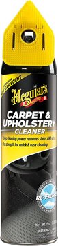 Пінний очищувач з щіткою для карпету Meguiars Carpet & Upholstery Cleaner 539г Meguiars G191419