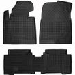 Полеуритановые коврики Hyundai Santa Fe 2012 - черные, кт-4шт 11166 Avto-Gumm