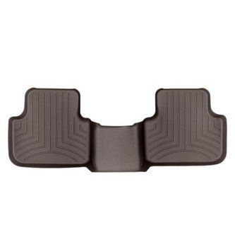 Килимки у салон Audi Q7 2016-/Q8 2018-, з бортом, без кріплень, задні, какао, Weathertech 478875